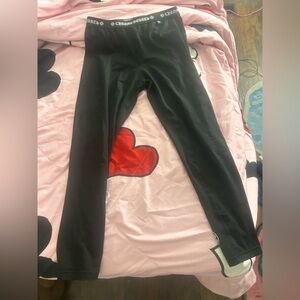 Chrome heart leggings